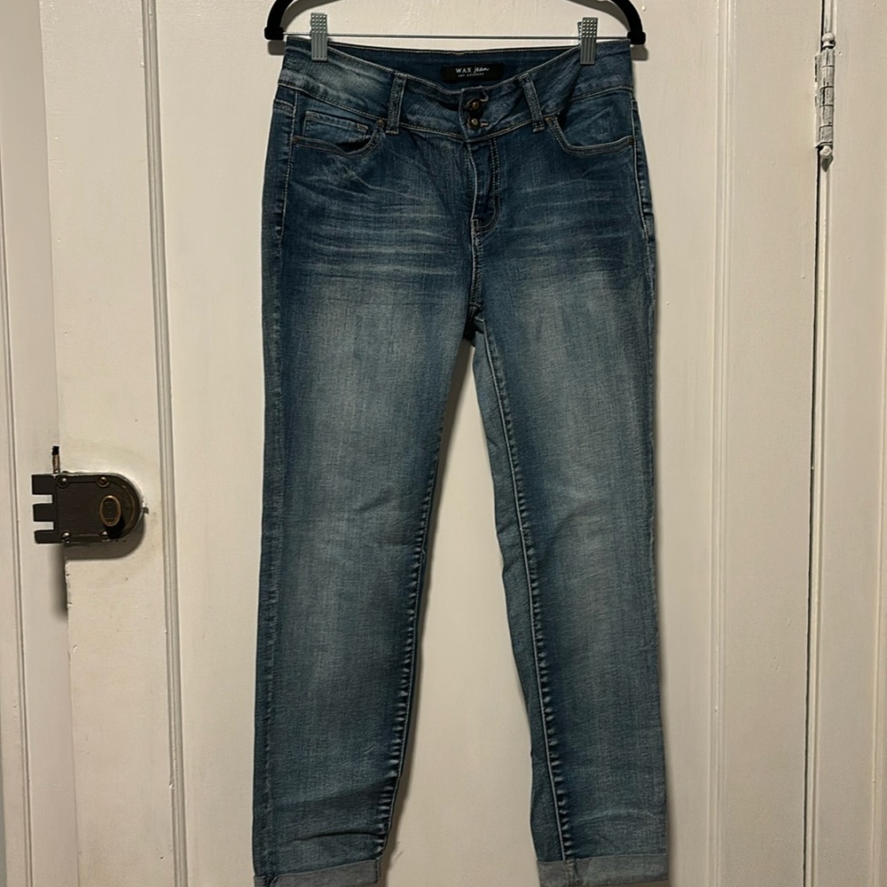 Wax Jean Skinny Jeans